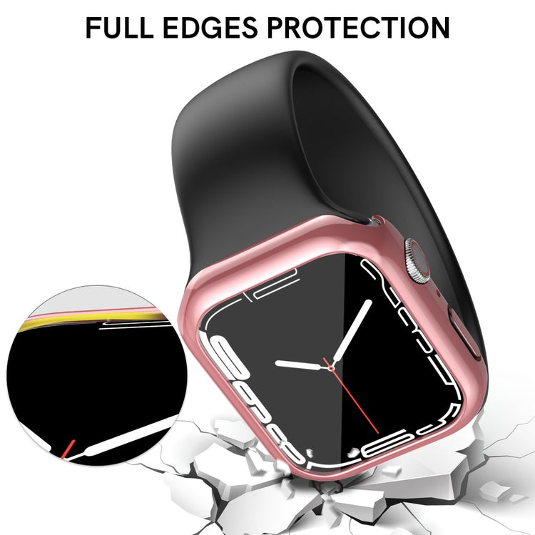 Rigtigt Godt Apple Watch Series 7 41mm / Apple Watch Series 8 (41mm) Plastik Cover - Pink#serie_3