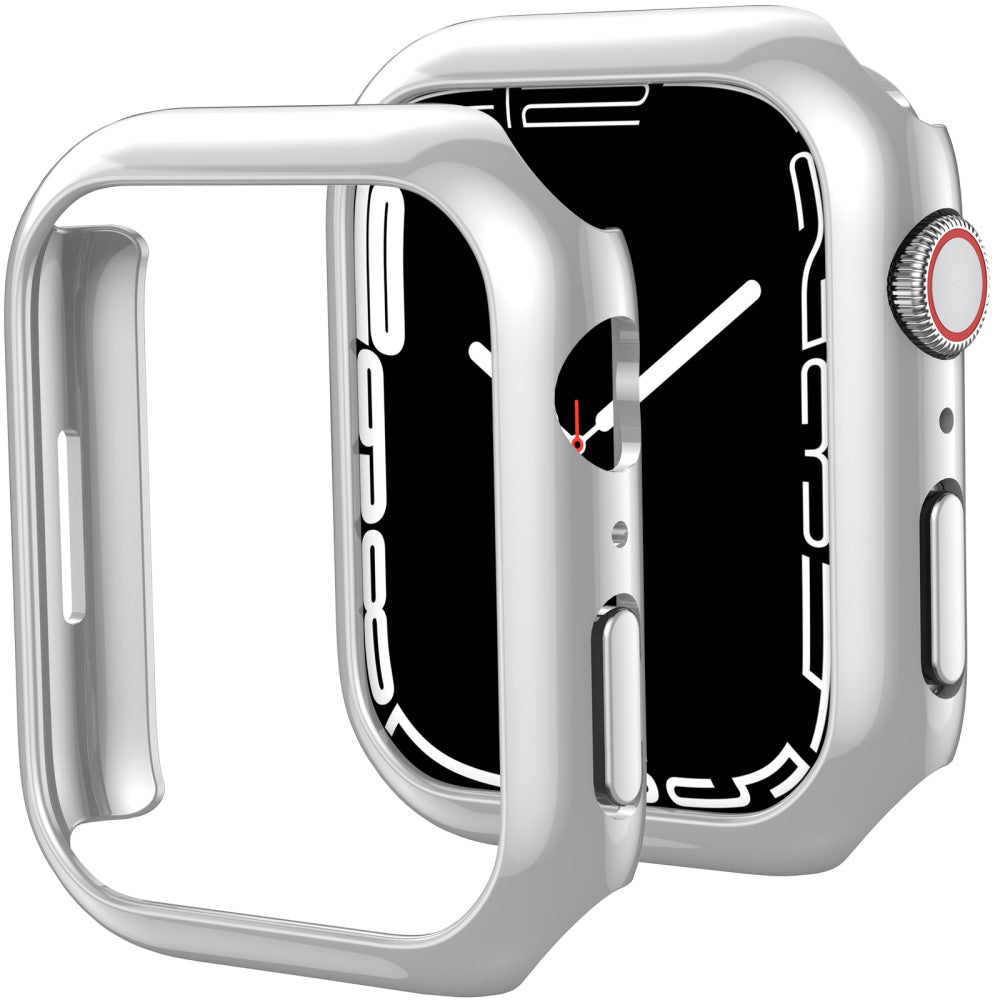 Rigtigt Godt Apple Watch Series 7 41mm / Apple Watch Series 8 (41mm) Plastik Cover - Sølv#serie_4