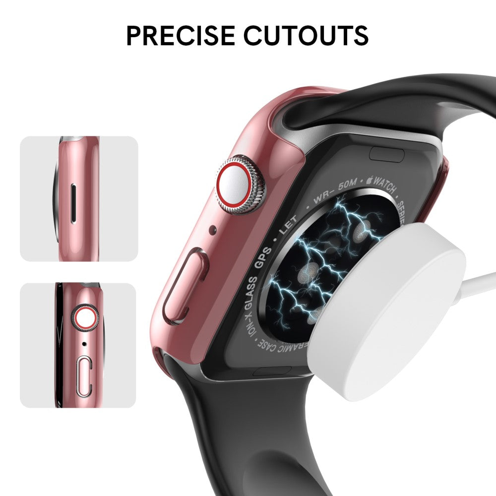 Rigtigt Godt Apple Watch Series 7 41mm / Apple Watch Series 8 (41mm) Plastik Cover - Pink#serie_7