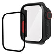 Rigtigt Fed Universal Cover med Skærmbeskytter i Plastik og Hærdet Glas passer til Apple Watch Series 8 (41mm) / Apple Watch Series 7 41mm