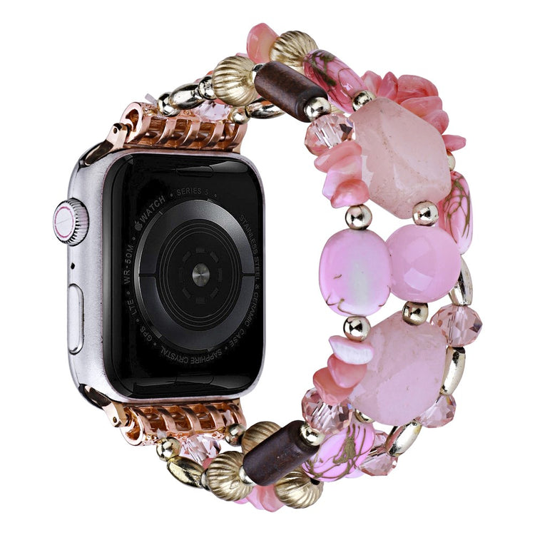 Meget Fed Plastik Universal Rem passer til Apple Smartwatch - Pink#serie_2