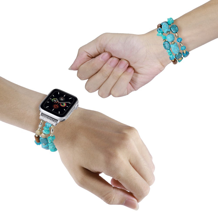 Meget Fed Plastik Universal Rem passer til Apple Smartwatch - Grøn#serie_5