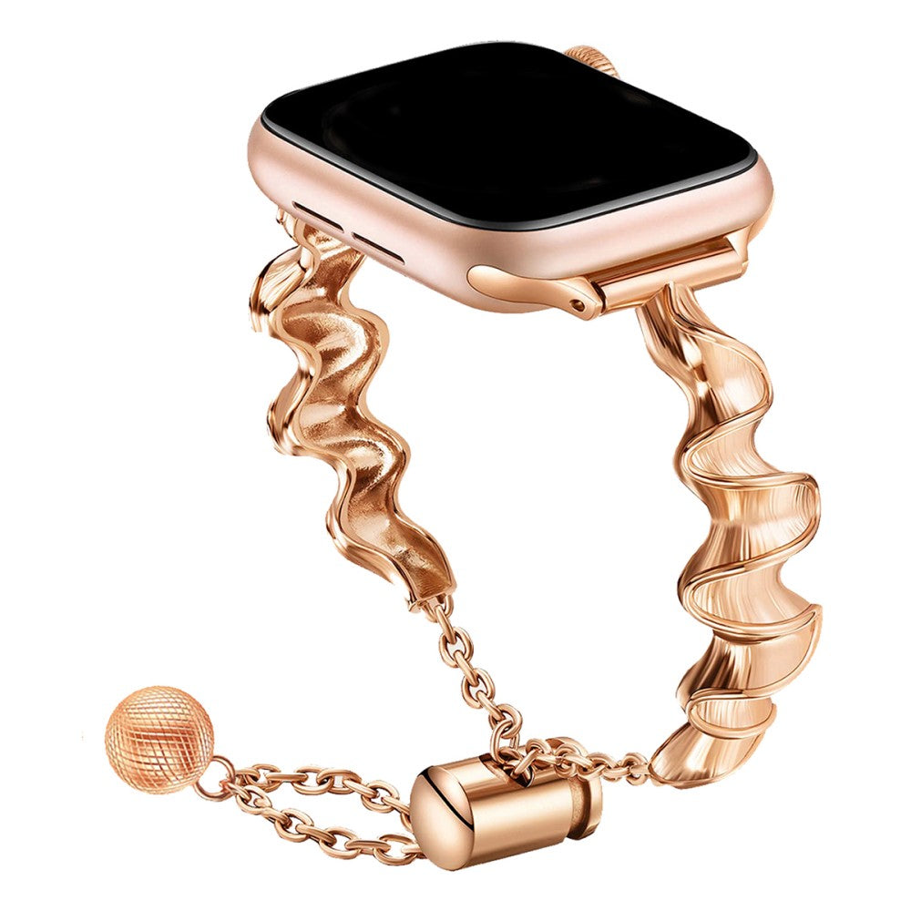 Helt Vildt Smuk Metal Universal Rem passer til Apple Smartwatch - Pink#serie_1