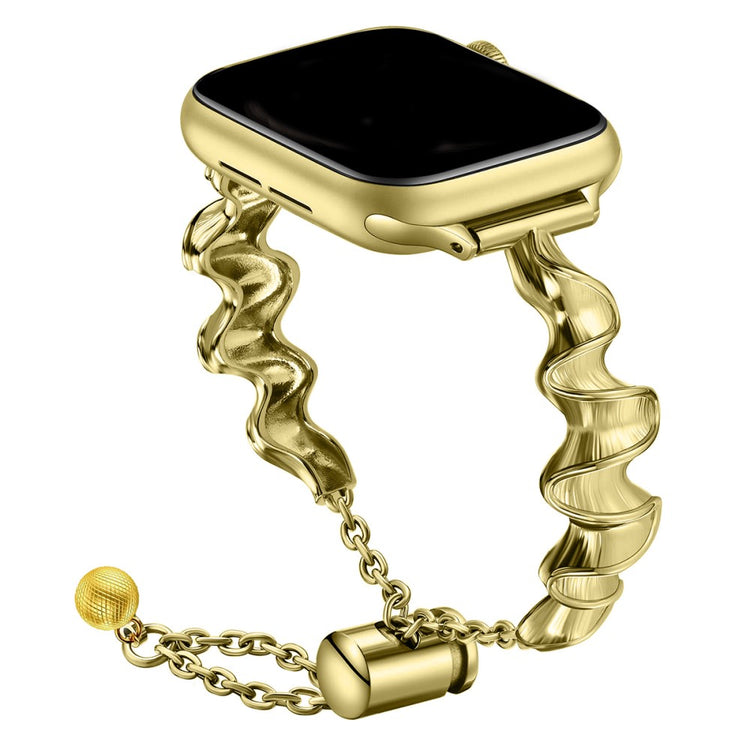 Helt Vildt Smuk Metal Universal Rem passer til Apple Smartwatch - Guld#serie_3