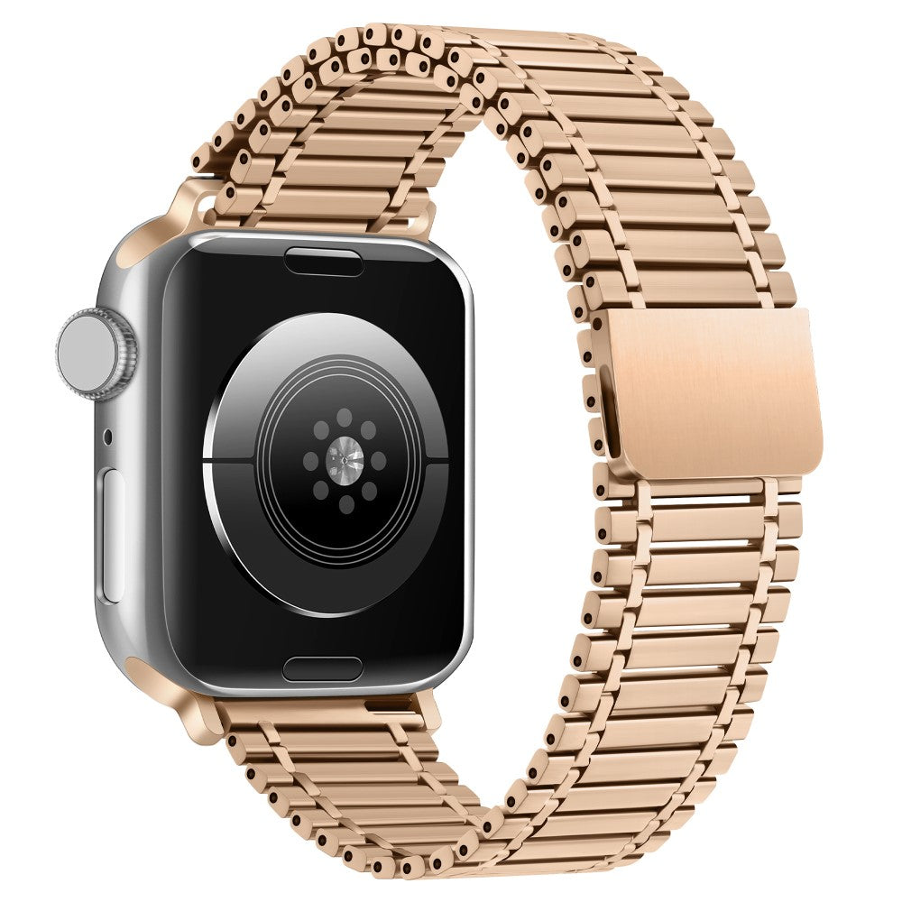 Sejt Metal Universal Rem passer til Apple Smartwatch - Guld#serie_2