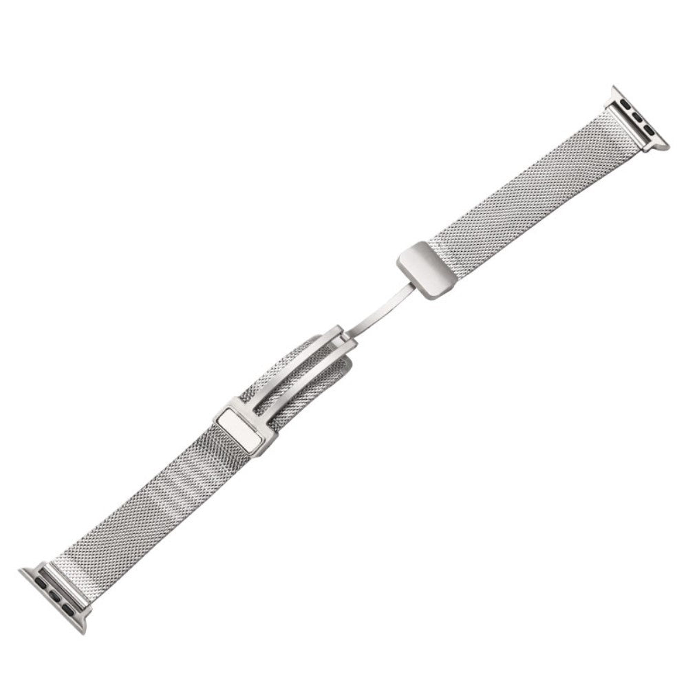 Meget Fint Metal Universal Rem passer til Apple Smartwatch - Sølv#serie_1