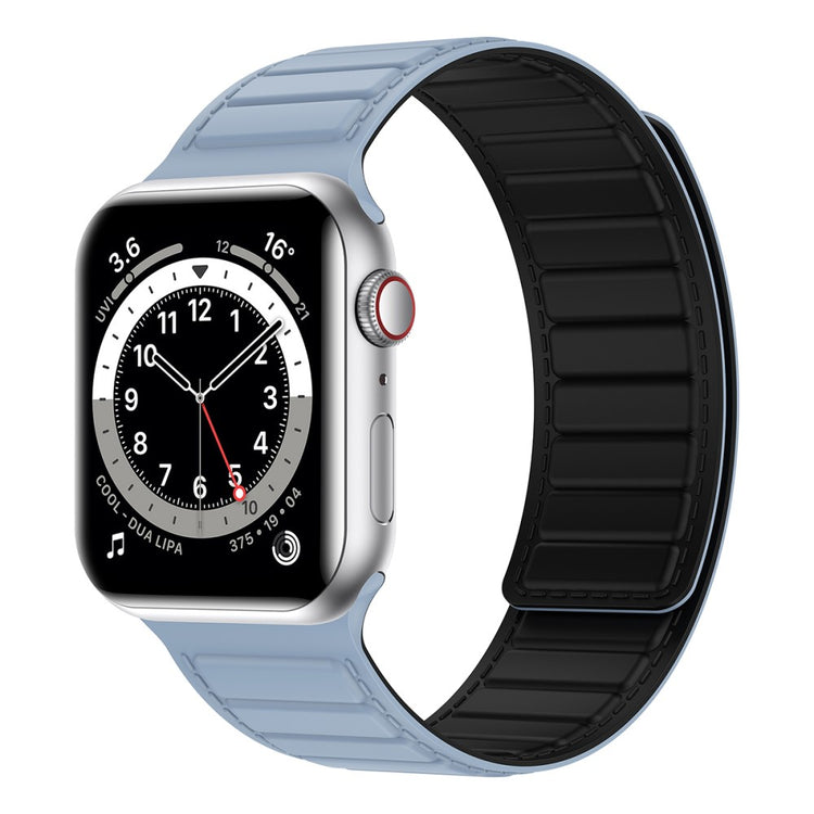 Vildt Rart Silikone Universal Rem passer til Apple Smartwatch - Blå#serie_10
