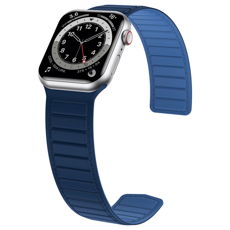 Vildt Rart Silikone Universal Rem passer til Apple Smartwatch - Blå#serie_11