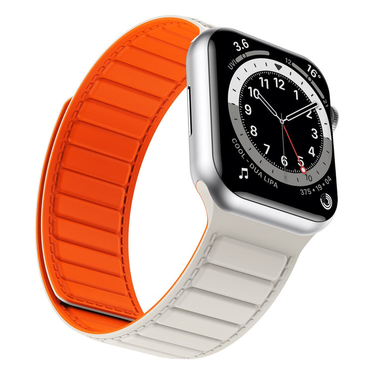 Vildt Rart Silikone Universal Rem passer til Apple Smartwatch - Beige#serie_12