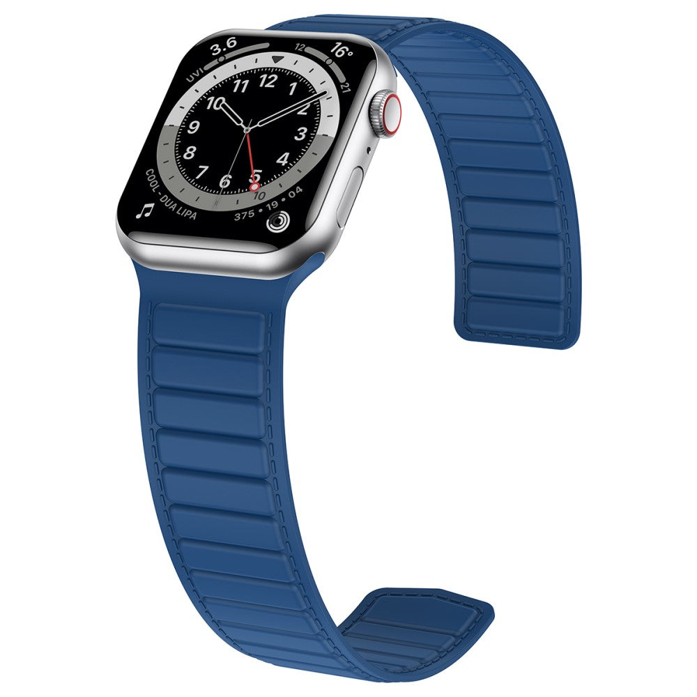 Vildt Rart Silikone Universal Rem passer til Apple Smartwatch - Blå#serie_13