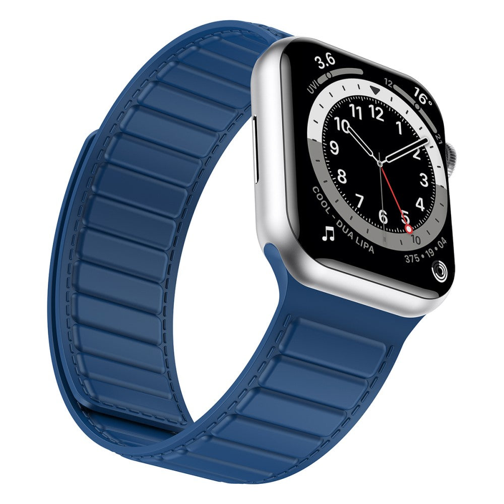 Vildt Rart Silikone Universal Rem passer til Apple Smartwatch - Blå#serie_13