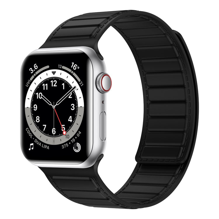 Vildt Rart Silikone Universal Rem passer til Apple Smartwatch - Sort#serie_14