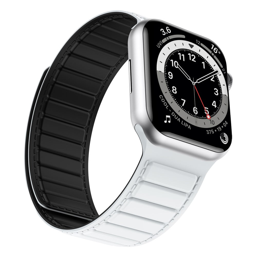 Vildt Rart Silikone Universal Rem passer til Apple Smartwatch - Hvid#serie_2