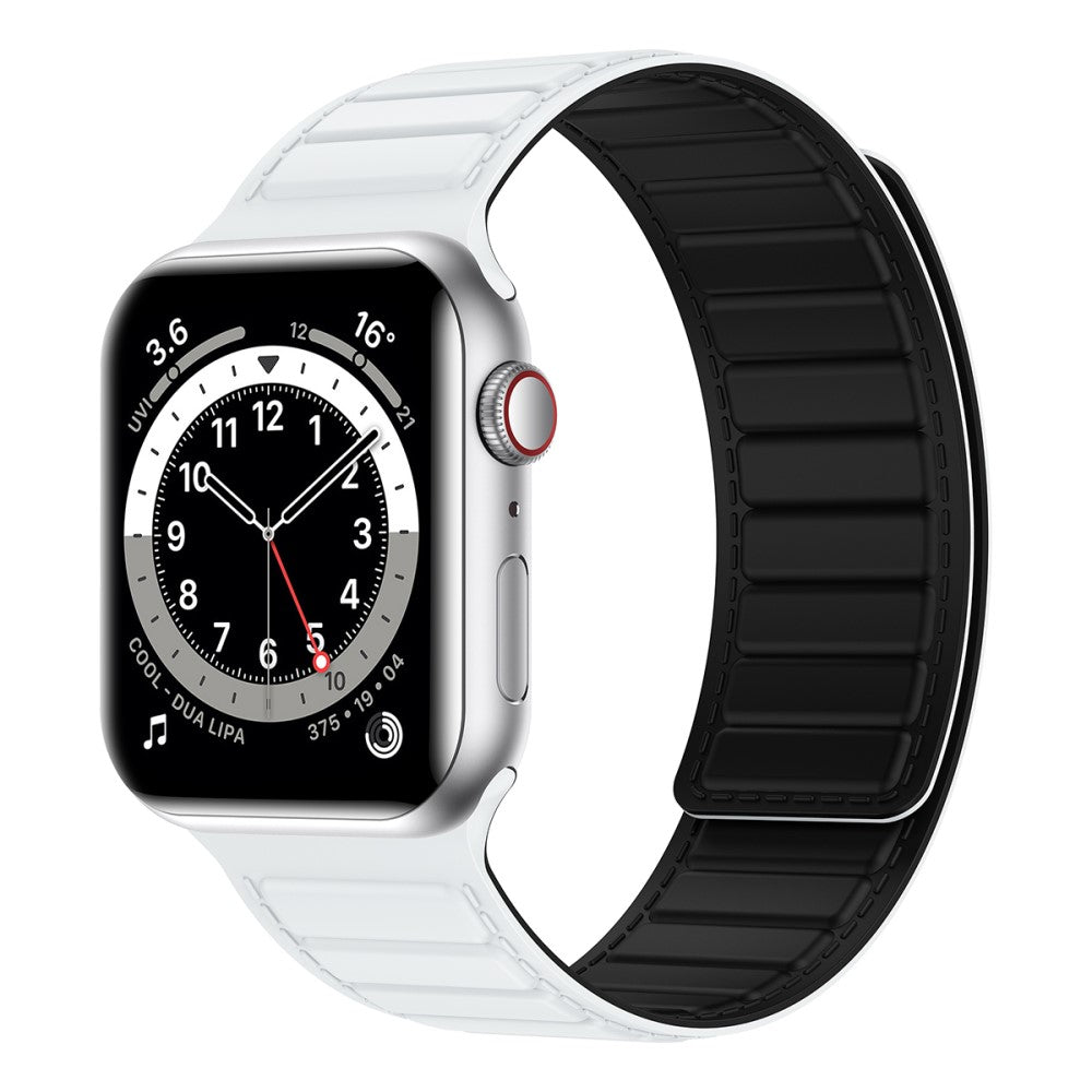Vildt Rart Silikone Universal Rem passer til Apple Smartwatch - Hvid#serie_2