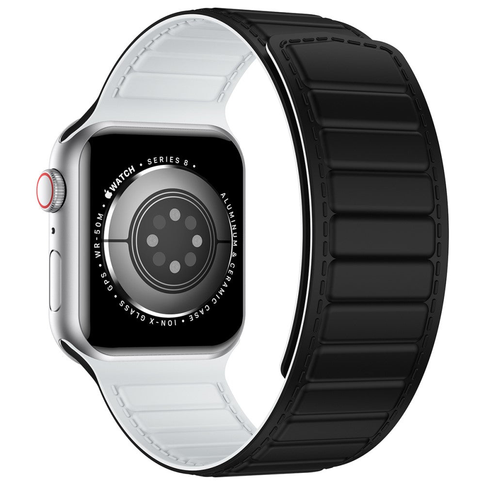 Vildt Rart Silikone Universal Rem passer til Apple Smartwatch - Sort#serie_4