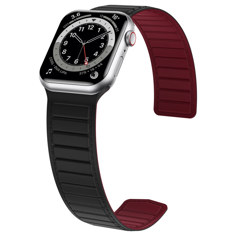 Vildt Rart Silikone Universal Rem passer til Apple Smartwatch - Rød#serie_6