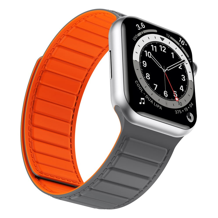 Vildt Rart Silikone Universal Rem passer til Apple Smartwatch - Sølv#serie_8
