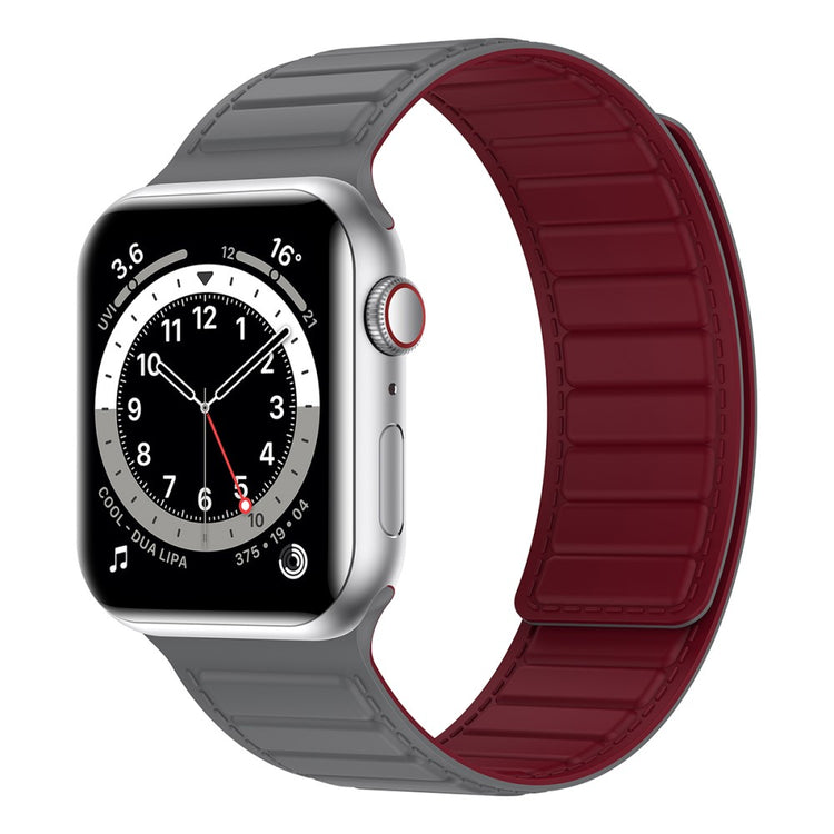 Vildt Rart Silikone Universal Rem passer til Apple Smartwatch - Rød#serie_9