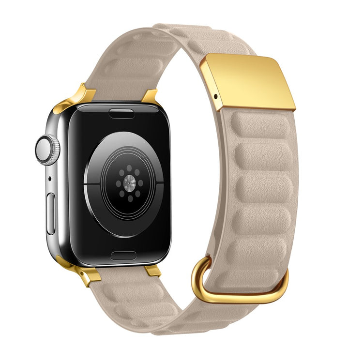 Super Fantastisk Ægte Læder Universal Rem passer til Apple Smartwatch - Brun#serie_8