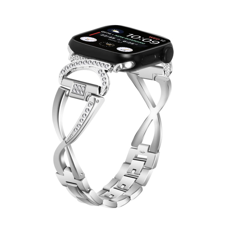 Tidsløst Metal Universal Rem passer til Apple Smartwatch - Sølv#serie_3