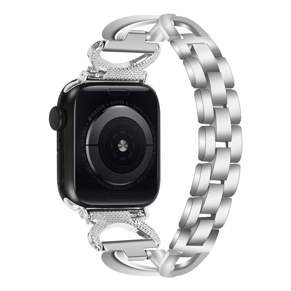 Tidsløst Metal Universal Rem passer til Apple Smartwatch - Sølv#serie_3