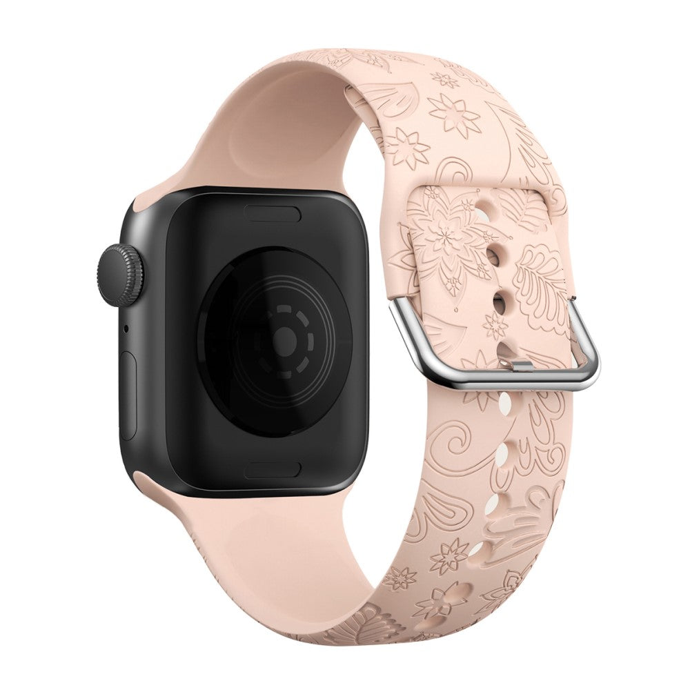 Helt Vildt Smuk Silikone Universal Rem passer til Apple Smartwatch - Pink#serie_1