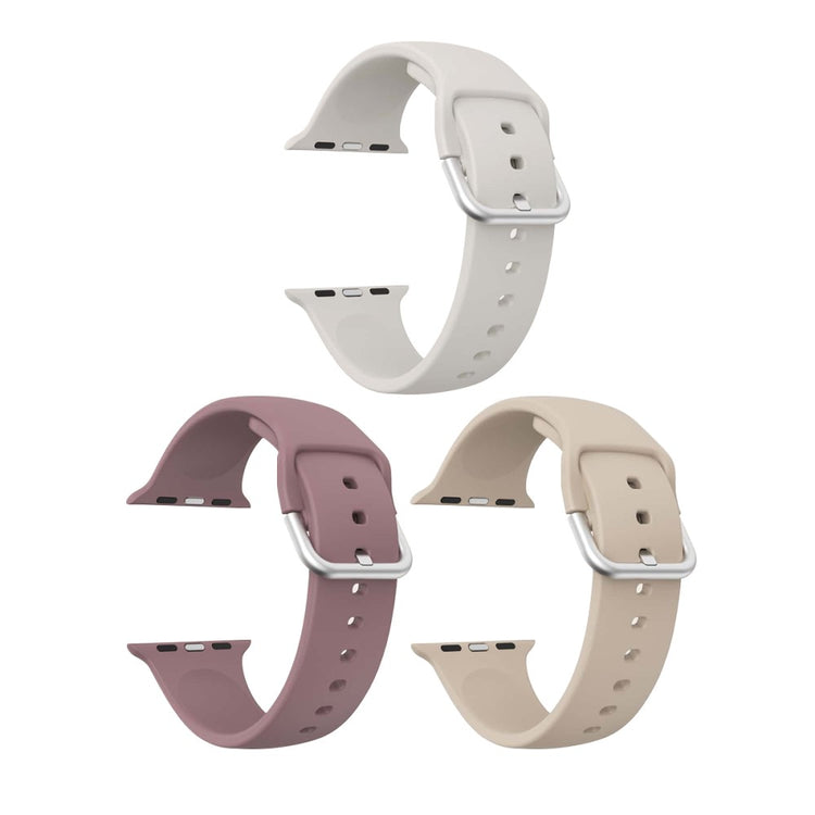 Helt Vildt Fed Silikone Universal Rem passer til Apple Smartwatch - Flerfarvet#serie_3