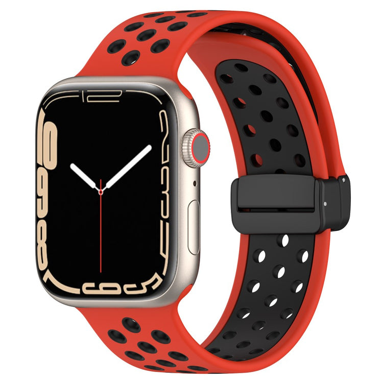 Super Flot Silikone Universal Rem passer til Apple Smartwatch - Rød#serie_1