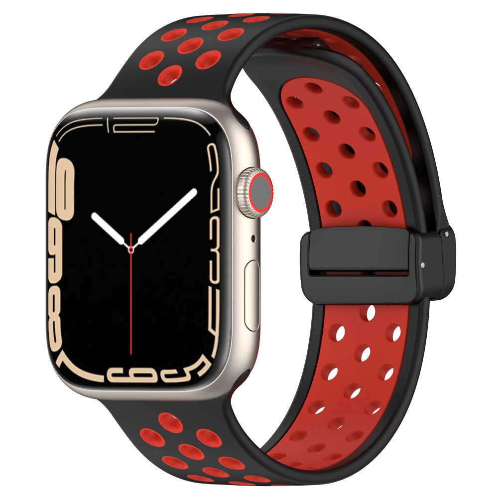Super Flot Silikone Universal Rem passer til Apple Smartwatch - Rød#serie_6