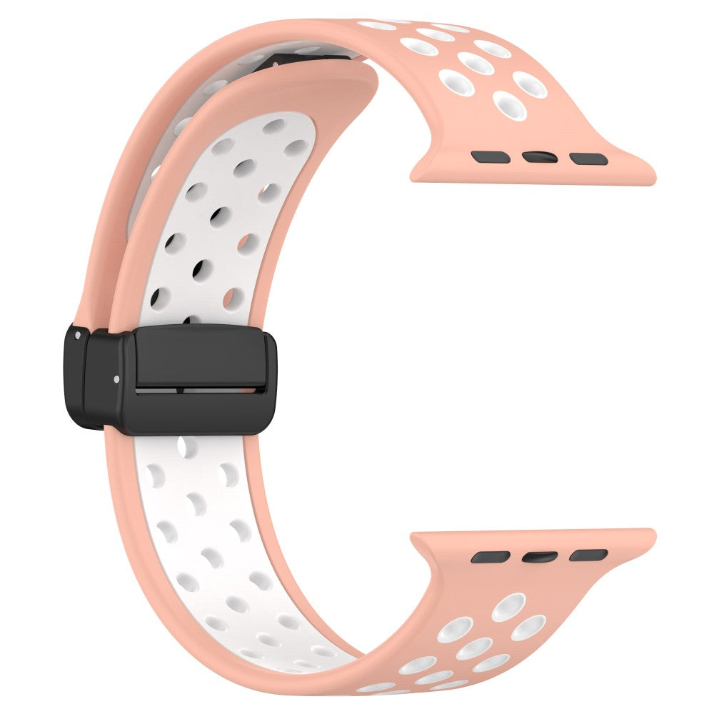 Super Flot Silikone Universal Rem passer til Apple Smartwatch - Pink#serie_7