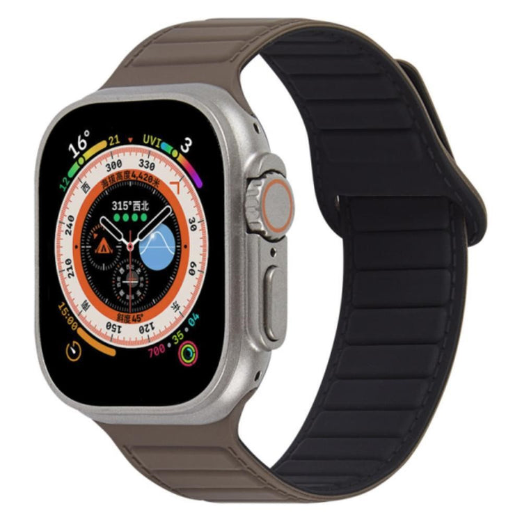 Super Kønt Silikone Universal Rem passer til Apple Smartwatch - Brun#serie_11