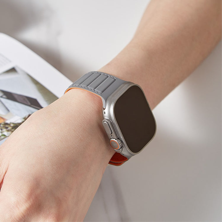 Super Kønt Silikone Universal Rem passer til Apple Smartwatch - Rød#serie_8