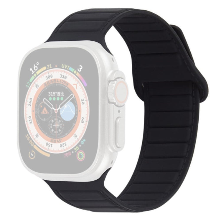 Super Kønt Silikone Universal Rem passer til Apple Smartwatch - Sort#serie_9
