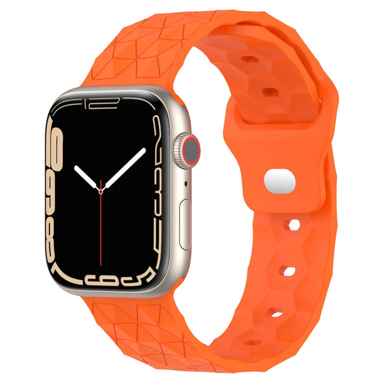 Super Flot Silikone Universal Rem passer til Apple Smartwatch - Orange#serie_11