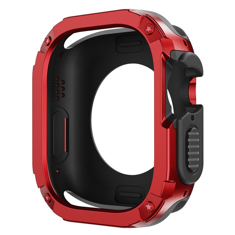 Beskyttende Silikone Universal Bumper passer til Apple Smartwatch - Rød#serie_2
