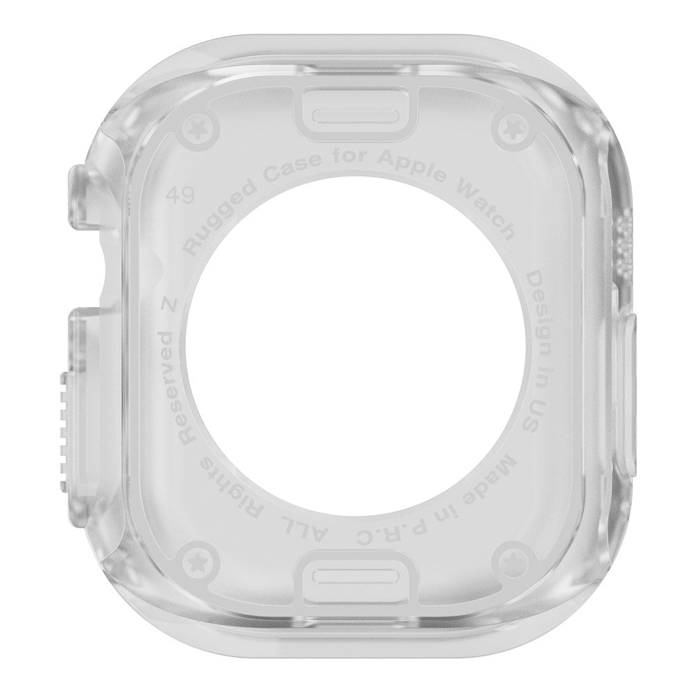 Beskyttende Silikone Universal Bumper passer til Apple Smartwatch - Gennemsigtig#serie_4