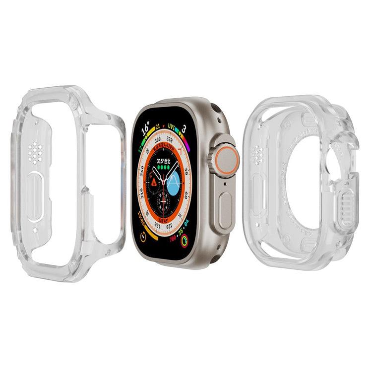 Beskyttende Silikone Universal Bumper passer til Apple Smartwatch - Gennemsigtig#serie_4