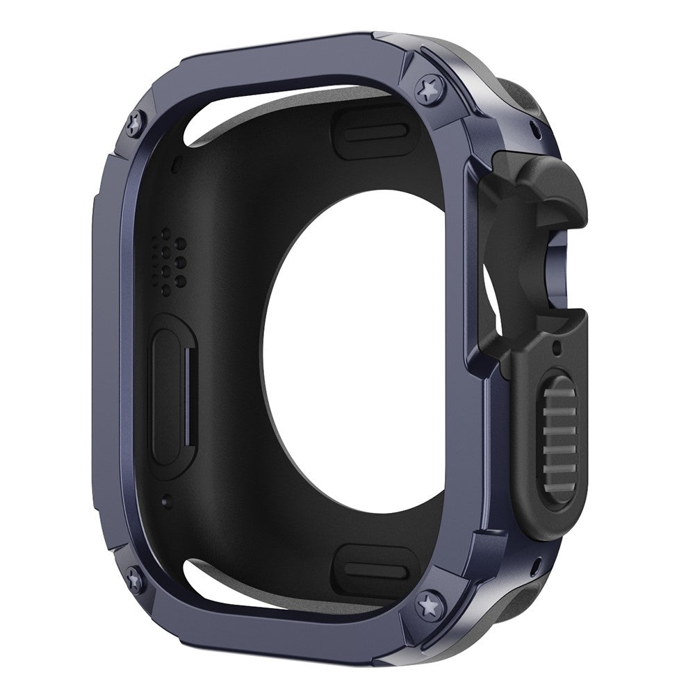 Beskyttende Silikone Universal Bumper passer til Apple Smartwatch - Blå#serie_6