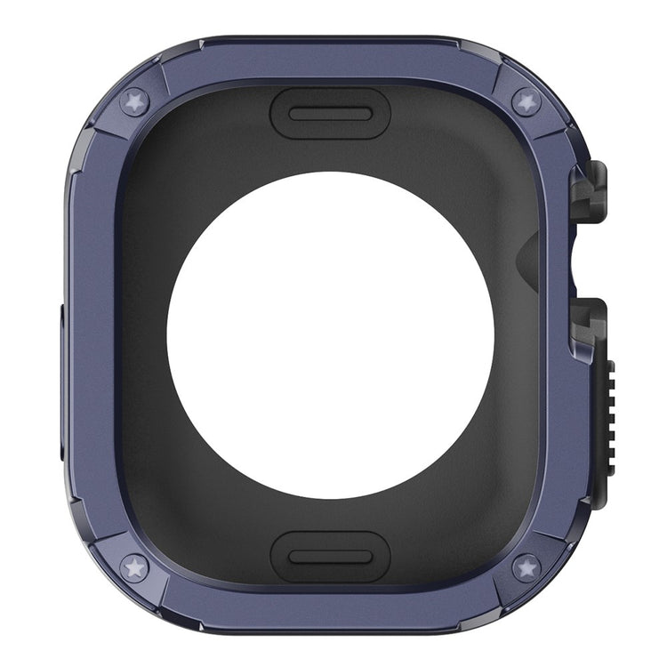 Beskyttende Silikone Universal Bumper passer til Apple Smartwatch - Blå#serie_6
