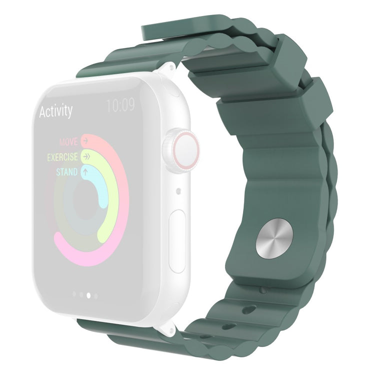 Mega Cool Silikone Universal Rem passer til Apple Smartwatch - Grøn#serie_3