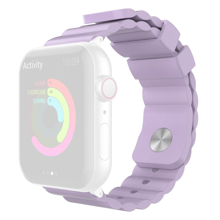 Mega Cool Silikone Universal Rem passer til Apple Smartwatch - Lilla#serie_5