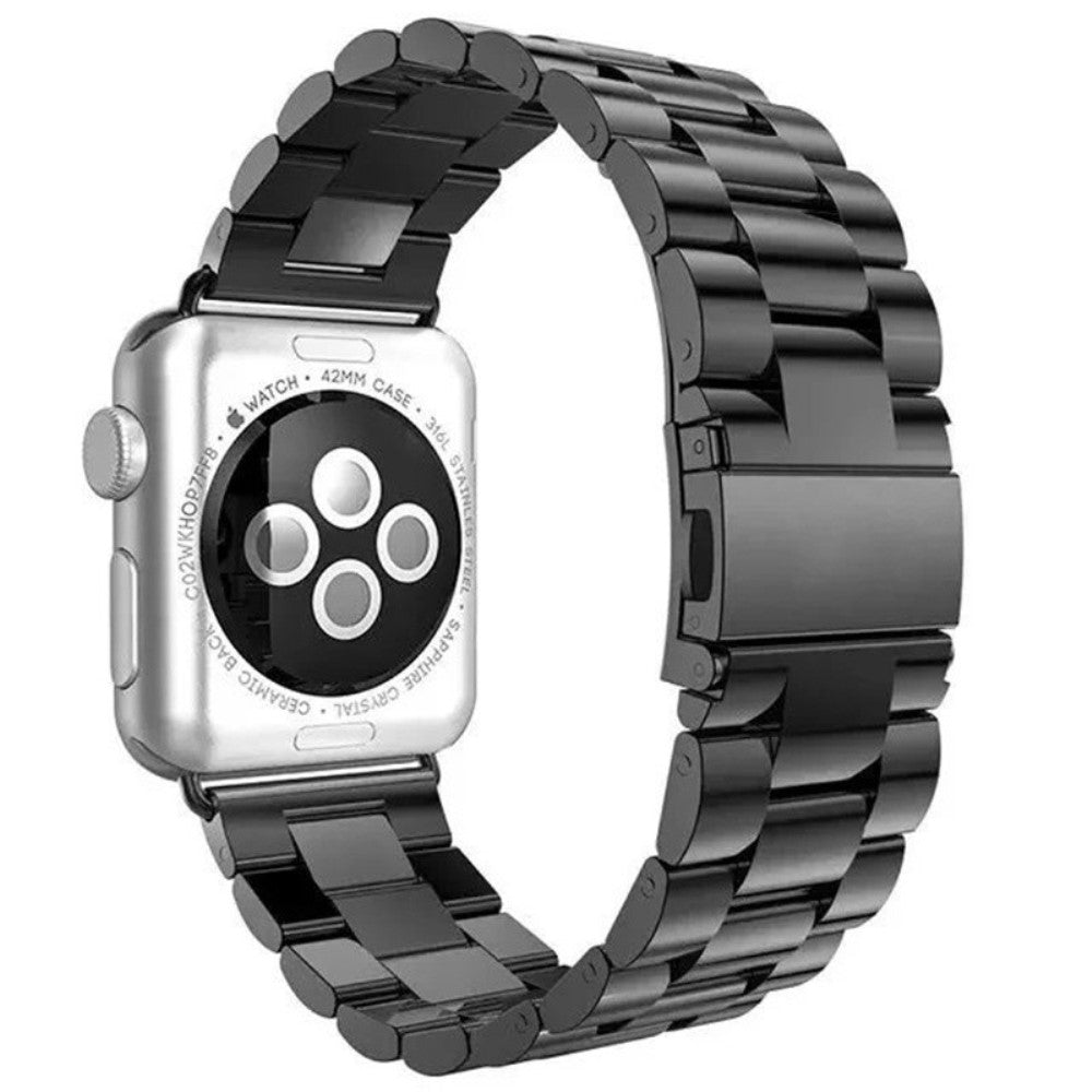 Vildt Fint Metal Universal Rem passer til Apple Smartwatch - Sort#serie_1