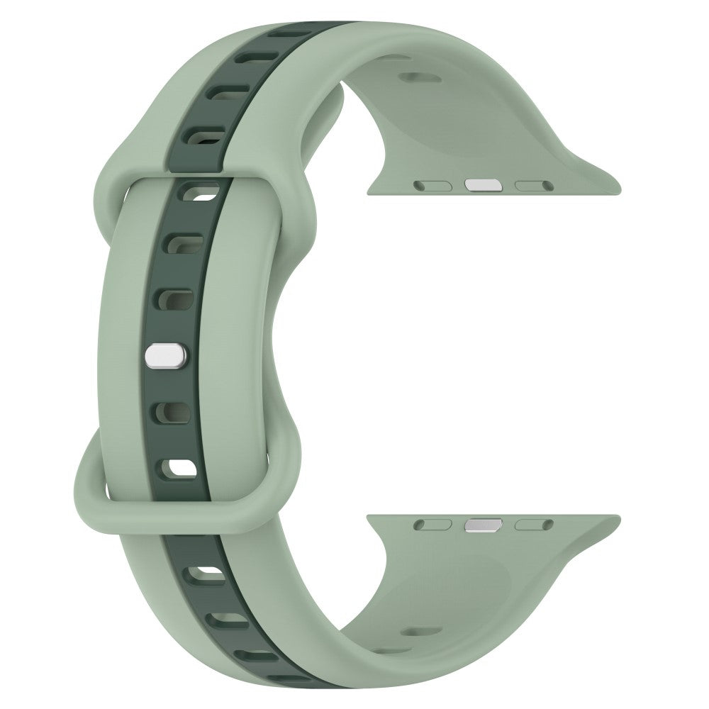 Meget Skøn Silikone Universal Rem passer til Apple Smartwatch - Grøn#serie_12