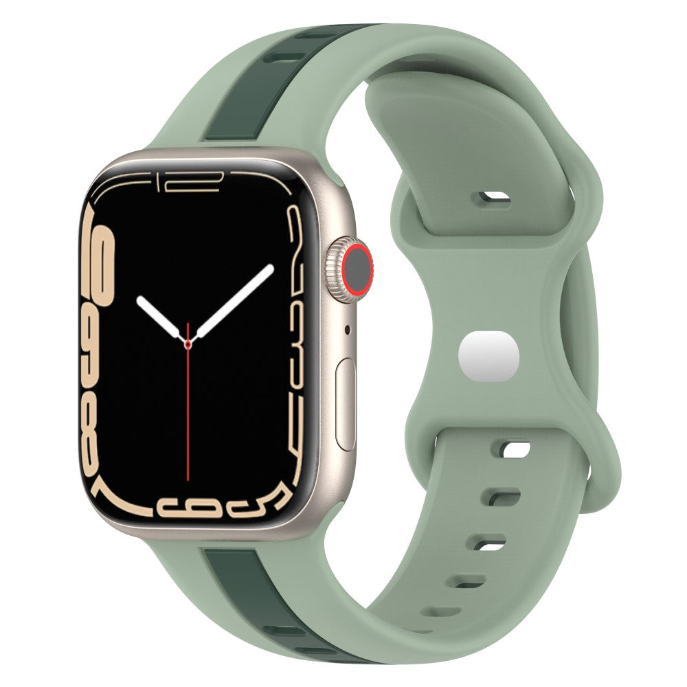 Meget Skøn Silikone Universal Rem passer til Apple Smartwatch - Grøn#serie_12