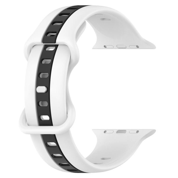 Meget Skøn Silikone Universal Rem passer til Apple Smartwatch - Hvid#serie_2