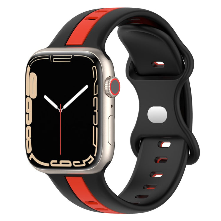 Meget Skøn Silikone Universal Rem passer til Apple Smartwatch - Sort#serie_5