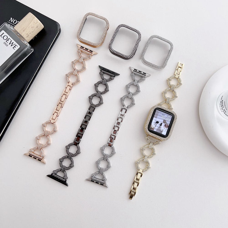 Mega Elegant Metal Universal Rem passer til Apple Smartwatch - Sølv#serie_2