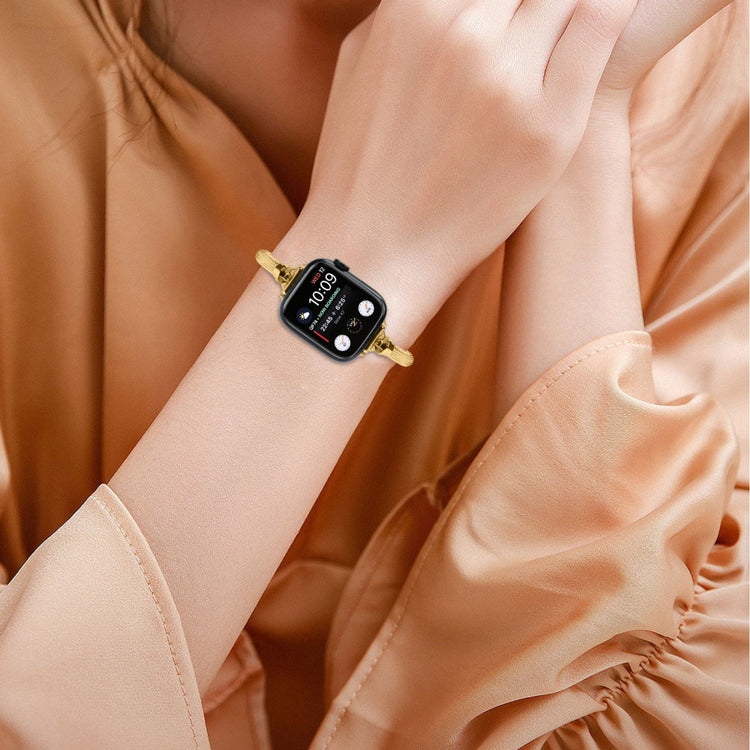 Super Smuk Metal Universal Rem passer til Apple Smartwatch - Guld#serie_2