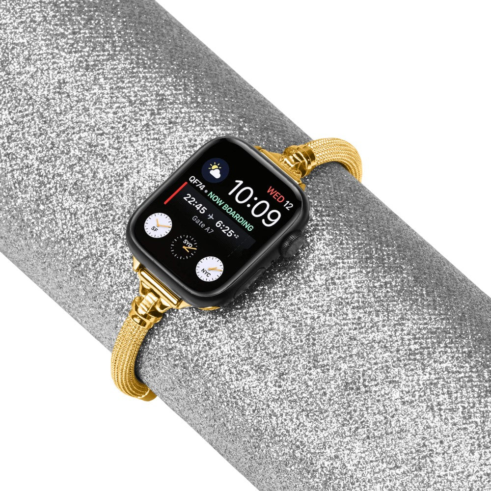 Super Smuk Metal Universal Rem passer til Apple Smartwatch - Guld#serie_2