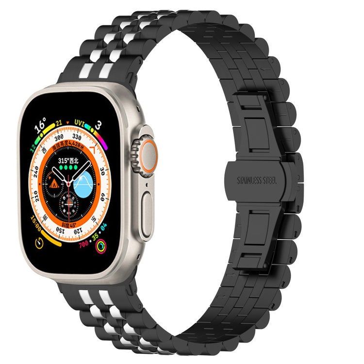Meget Hårdfør Metal Universal Rem passer til Apple Smartwatch - Sølv#serie_2